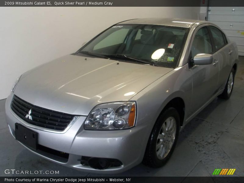 Quick Silver Pearl / Medium Gray 2009 Mitsubishi Galant ES