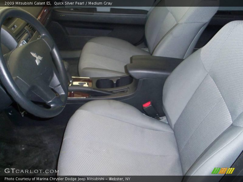 Quick Silver Pearl / Medium Gray 2009 Mitsubishi Galant ES
