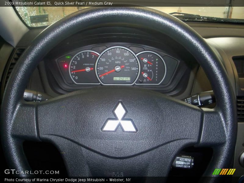Quick Silver Pearl / Medium Gray 2009 Mitsubishi Galant ES