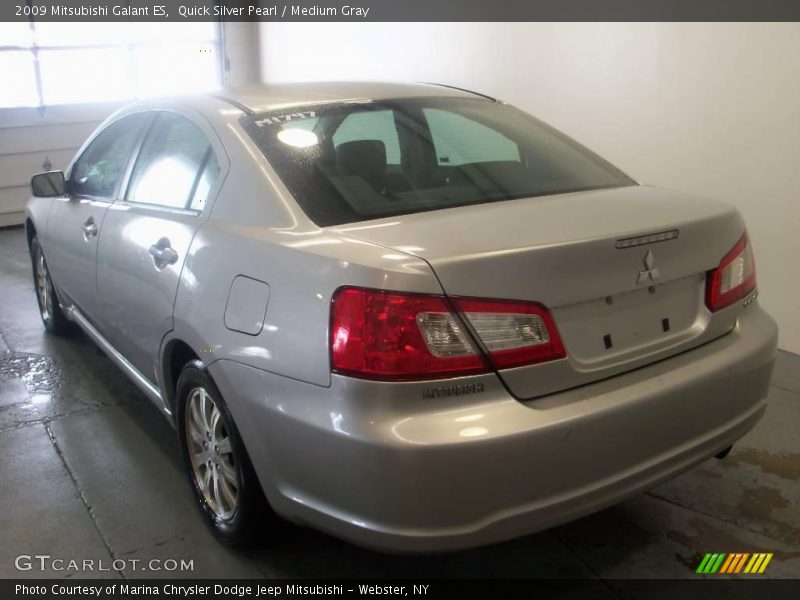 Quick Silver Pearl / Medium Gray 2009 Mitsubishi Galant ES