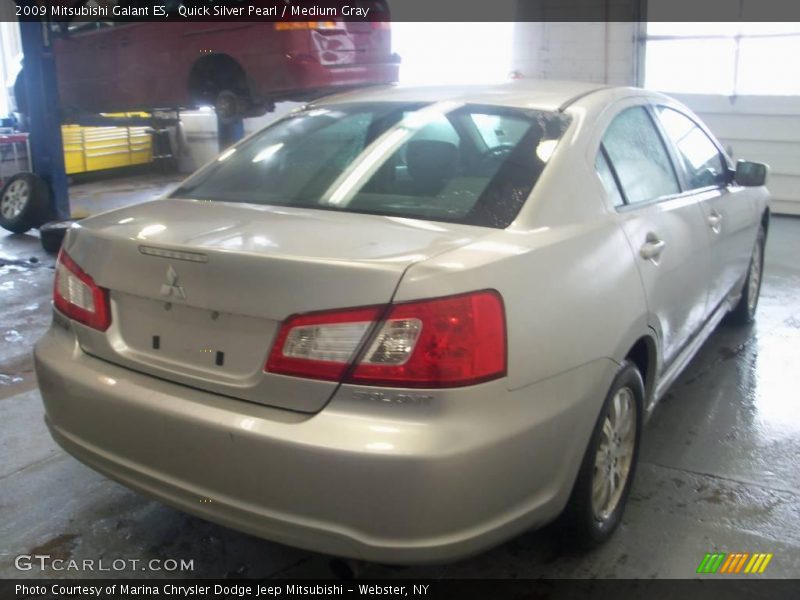 Quick Silver Pearl / Medium Gray 2009 Mitsubishi Galant ES