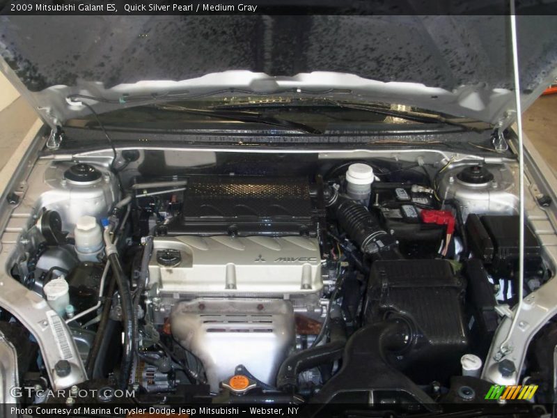 Quick Silver Pearl / Medium Gray 2009 Mitsubishi Galant ES
