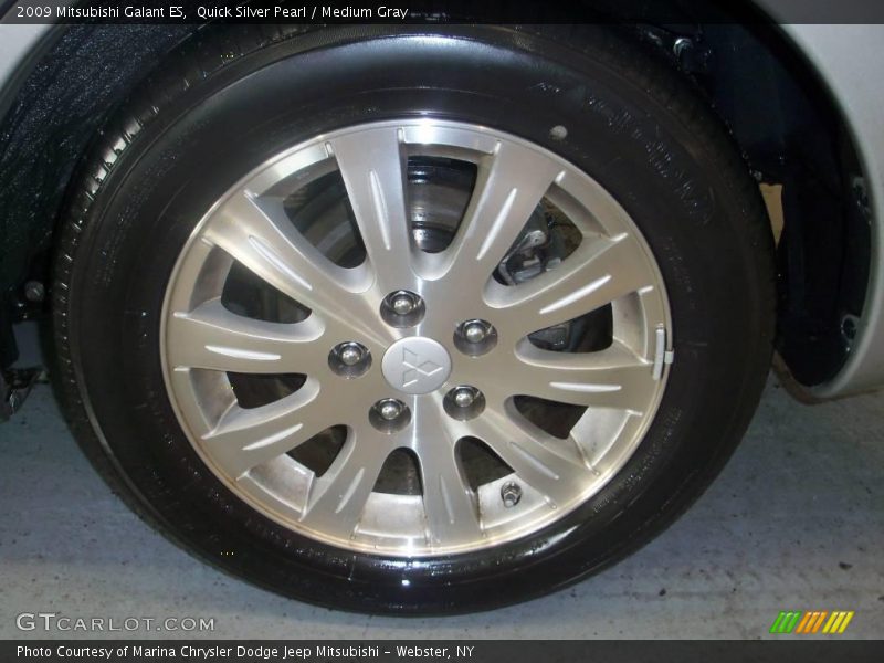 Quick Silver Pearl / Medium Gray 2009 Mitsubishi Galant ES