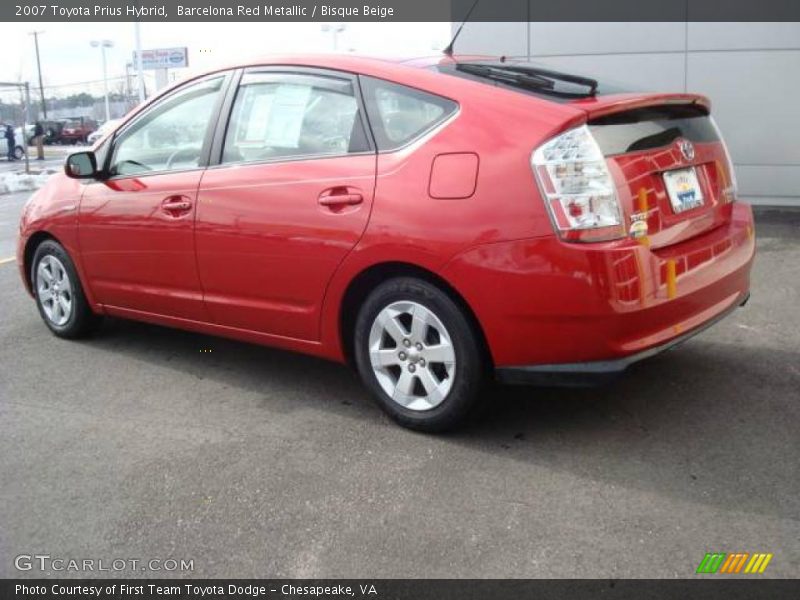 Barcelona Red Metallic / Bisque Beige 2007 Toyota Prius Hybrid