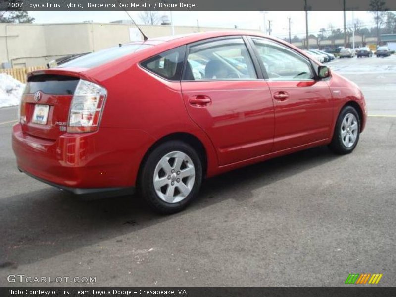 Barcelona Red Metallic / Bisque Beige 2007 Toyota Prius Hybrid