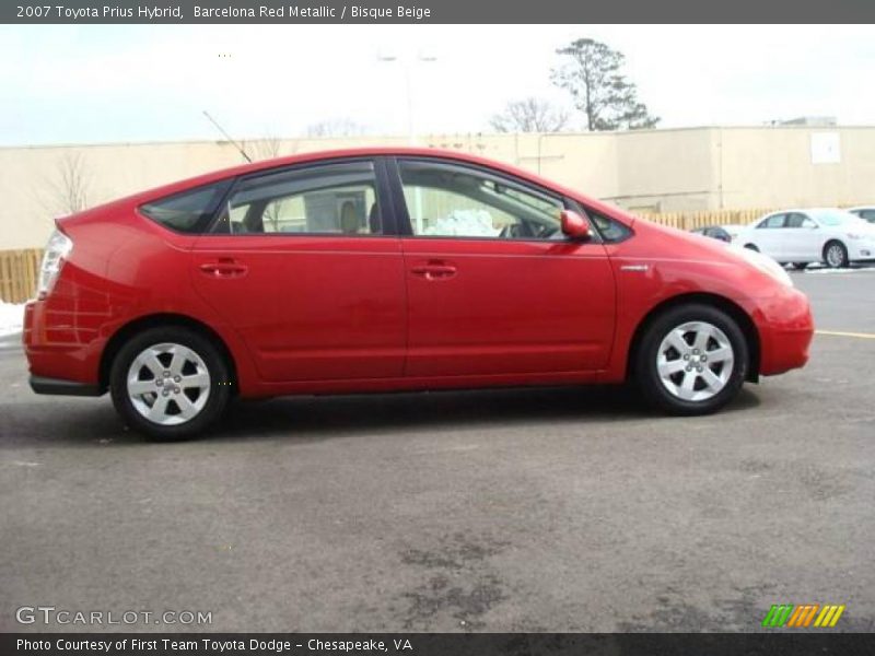 Barcelona Red Metallic / Bisque Beige 2007 Toyota Prius Hybrid