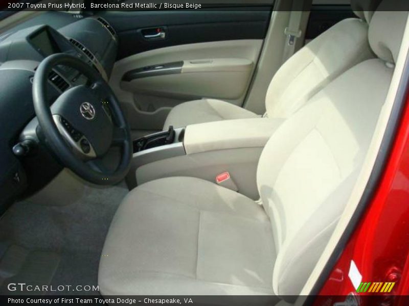 Barcelona Red Metallic / Bisque Beige 2007 Toyota Prius Hybrid