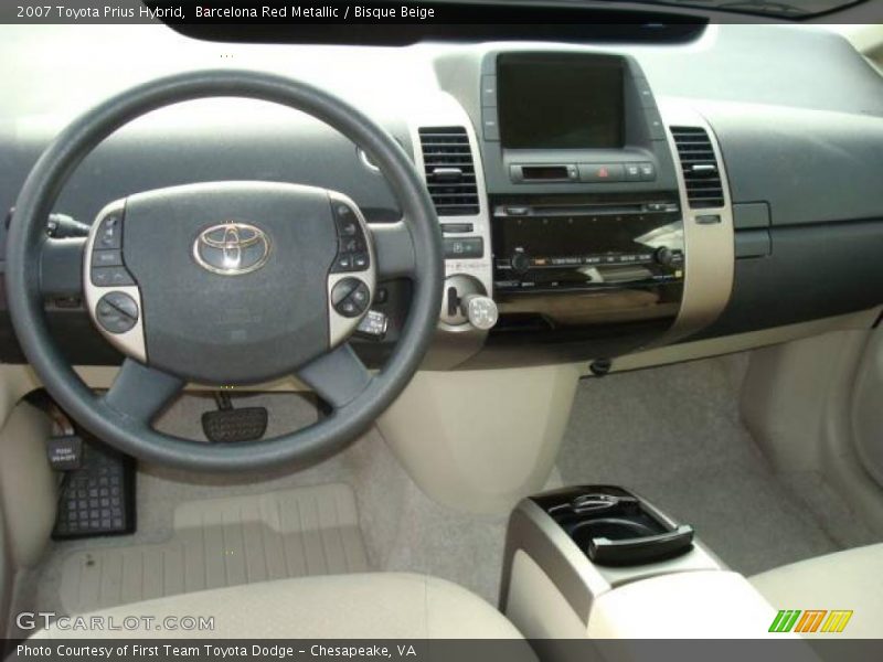 Barcelona Red Metallic / Bisque Beige 2007 Toyota Prius Hybrid