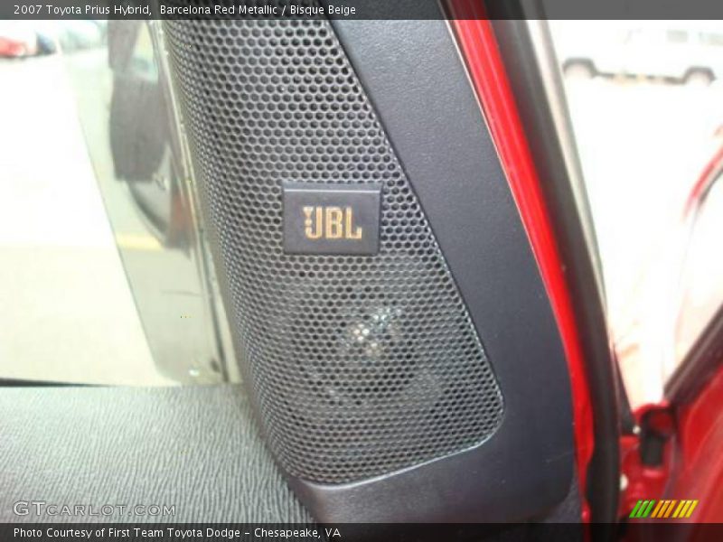 Barcelona Red Metallic / Bisque Beige 2007 Toyota Prius Hybrid