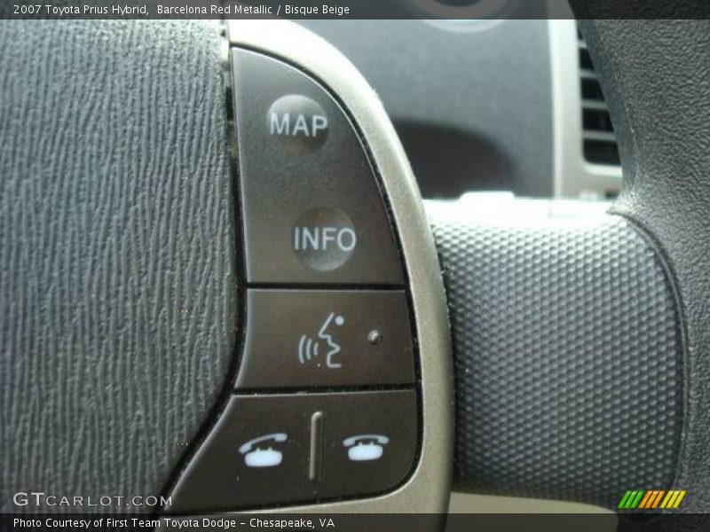 Barcelona Red Metallic / Bisque Beige 2007 Toyota Prius Hybrid