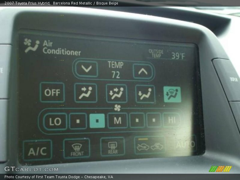 Barcelona Red Metallic / Bisque Beige 2007 Toyota Prius Hybrid