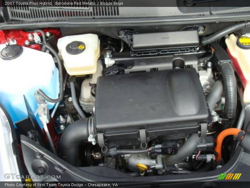 Barcelona Red Metallic / Bisque Beige 2007 Toyota Prius Hybrid