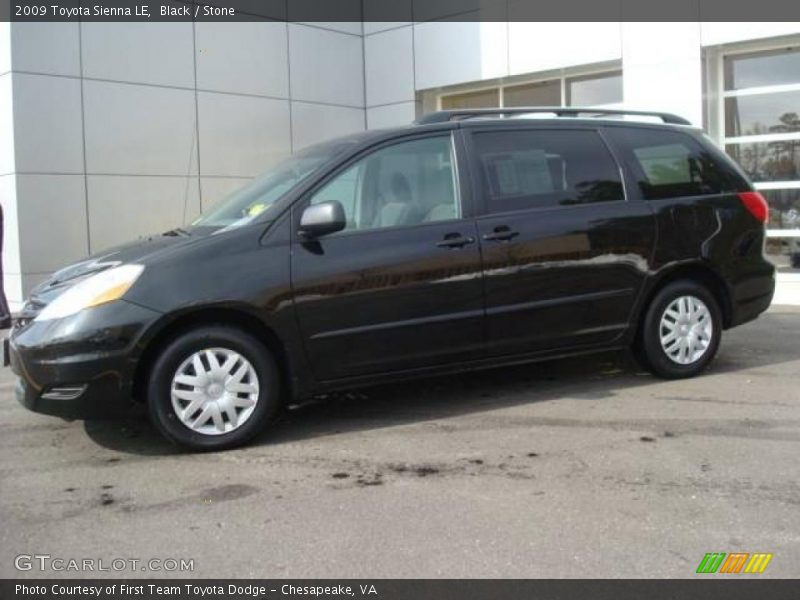Black / Stone 2009 Toyota Sienna LE