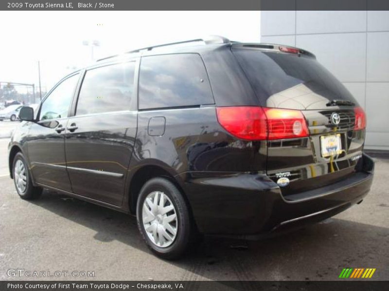 Black / Stone 2009 Toyota Sienna LE