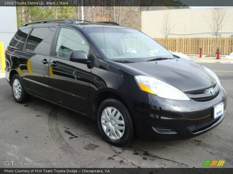 Black / Stone 2009 Toyota Sienna LE