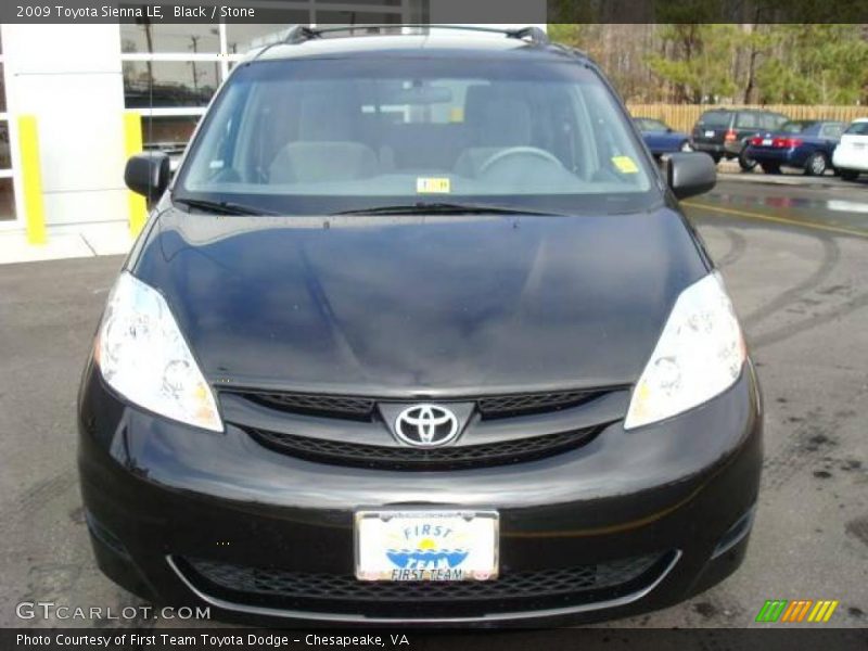 Black / Stone 2009 Toyota Sienna LE