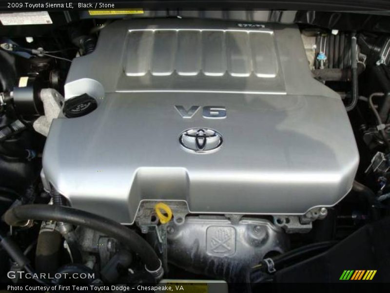Black / Stone 2009 Toyota Sienna LE
