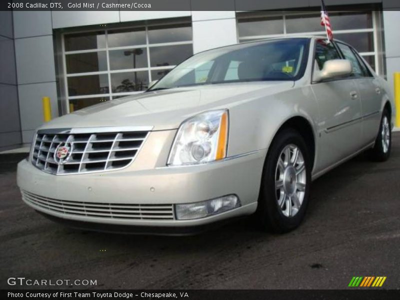 Gold Mist / Cashmere/Cocoa 2008 Cadillac DTS