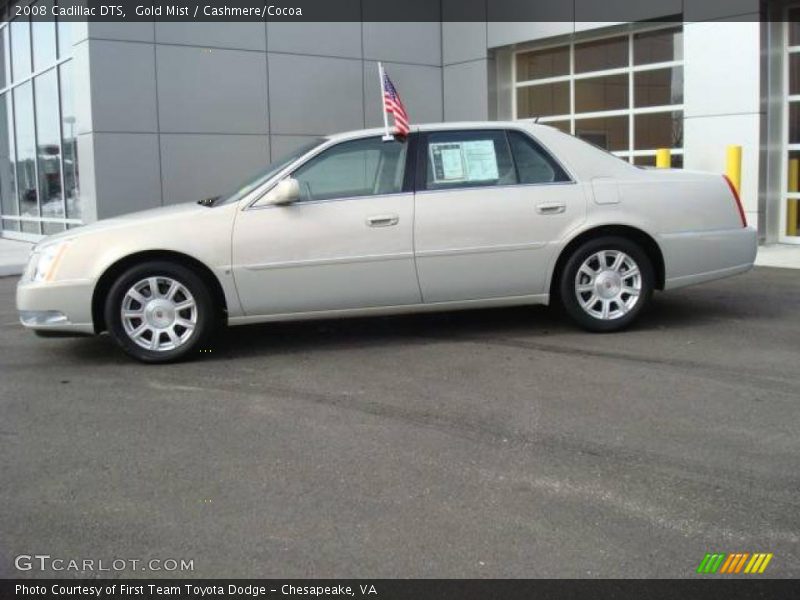 Gold Mist / Cashmere/Cocoa 2008 Cadillac DTS
