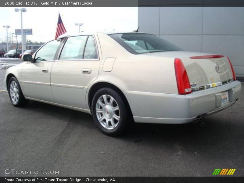 Gold Mist / Cashmere/Cocoa 2008 Cadillac DTS