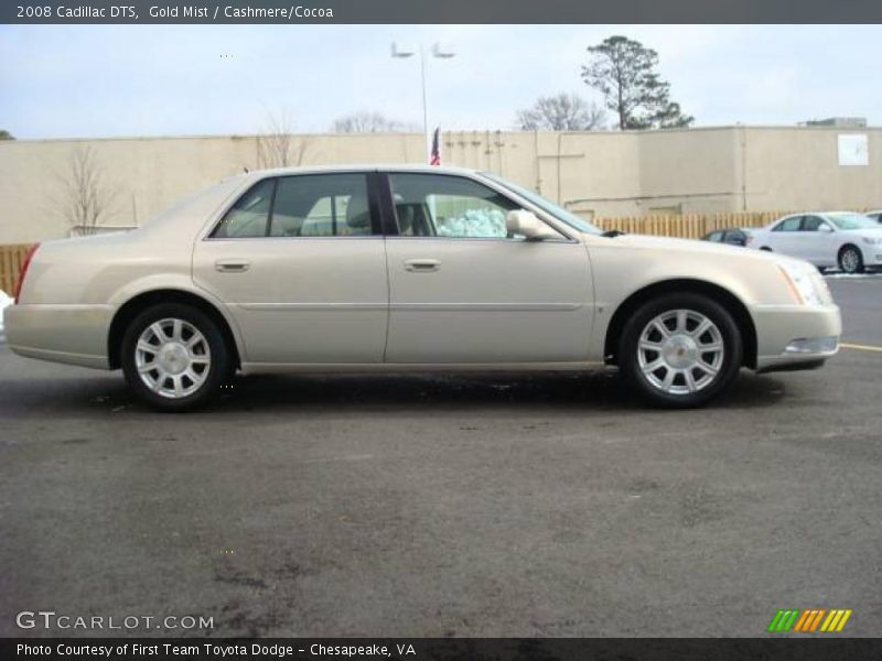 Gold Mist / Cashmere/Cocoa 2008 Cadillac DTS