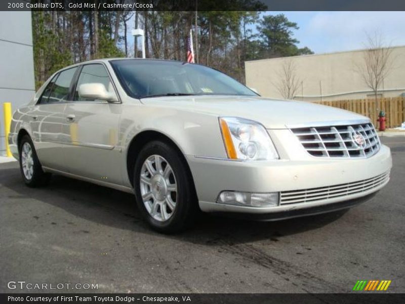 Gold Mist / Cashmere/Cocoa 2008 Cadillac DTS