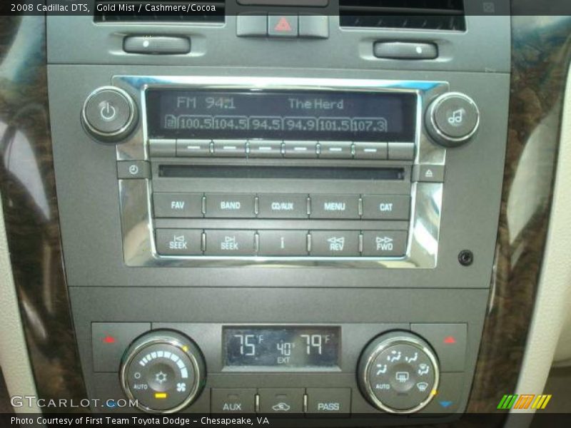 Gold Mist / Cashmere/Cocoa 2008 Cadillac DTS