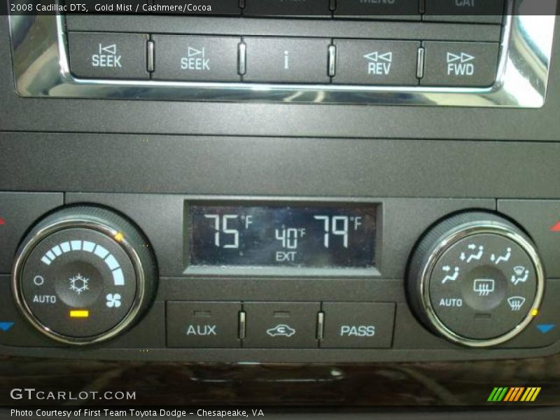 Gold Mist / Cashmere/Cocoa 2008 Cadillac DTS