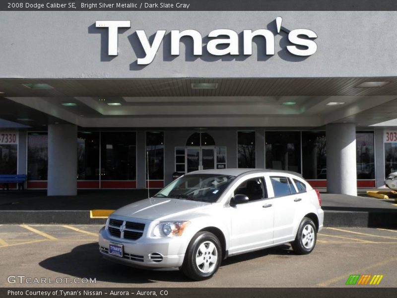 Bright Silver Metallic / Dark Slate Gray 2008 Dodge Caliber SE