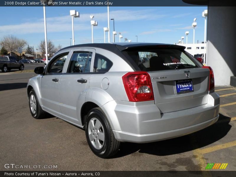 Bright Silver Metallic / Dark Slate Gray 2008 Dodge Caliber SE