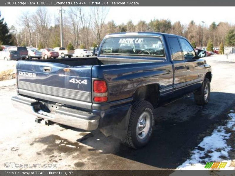 Patriot Blue Pearlcoat / Agate 2000 Dodge Ram 1500 SLT Extended Cab 4x4