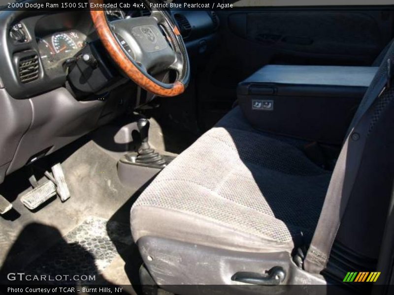 Patriot Blue Pearlcoat / Agate 2000 Dodge Ram 1500 SLT Extended Cab 4x4