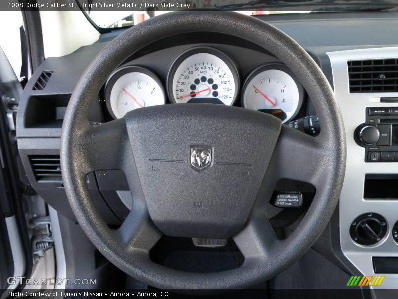 Bright Silver Metallic / Dark Slate Gray 2008 Dodge Caliber SE