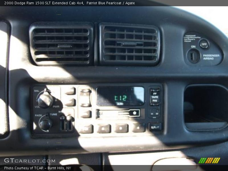 Patriot Blue Pearlcoat / Agate 2000 Dodge Ram 1500 SLT Extended Cab 4x4