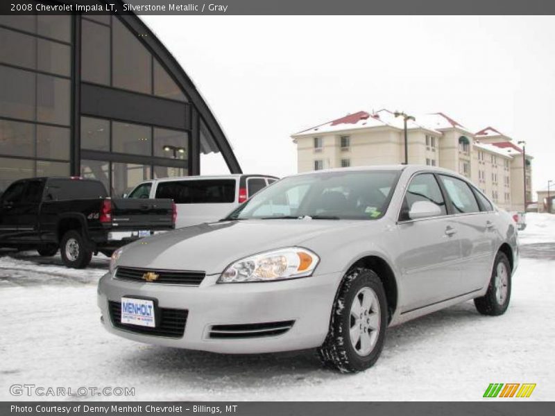 Silverstone Metallic / Gray 2008 Chevrolet Impala LT