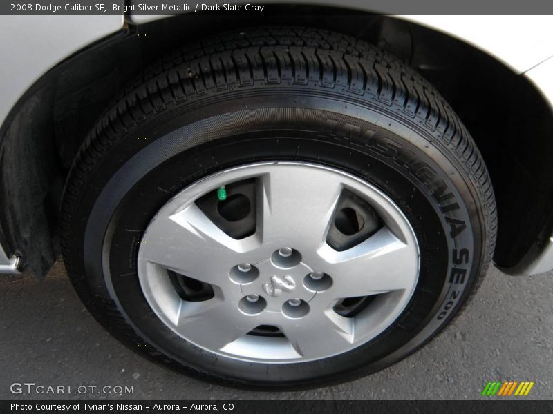 Bright Silver Metallic / Dark Slate Gray 2008 Dodge Caliber SE