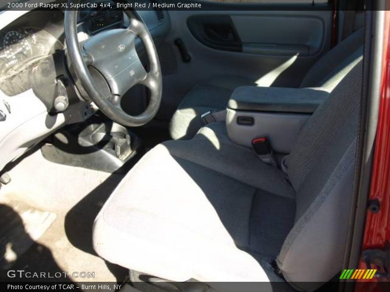 Bright Red / Medium Graphite 2000 Ford Ranger XL SuperCab 4x4