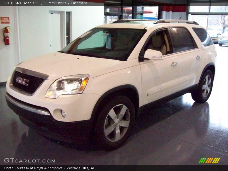 Summit White / Cashmere 2010 GMC Acadia SLT