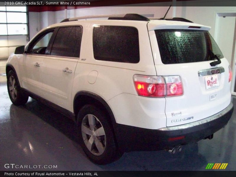 Summit White / Cashmere 2010 GMC Acadia SLT