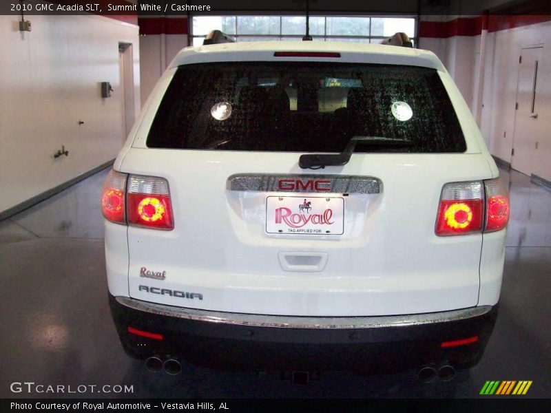 Summit White / Cashmere 2010 GMC Acadia SLT