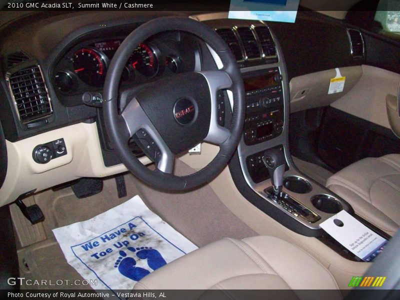 Summit White / Cashmere 2010 GMC Acadia SLT