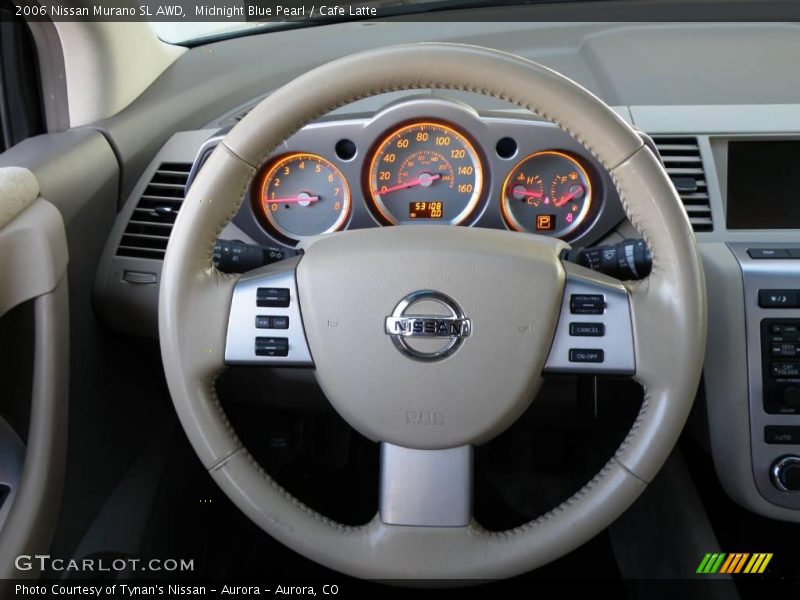 Midnight Blue Pearl / Cafe Latte 2006 Nissan Murano SL AWD