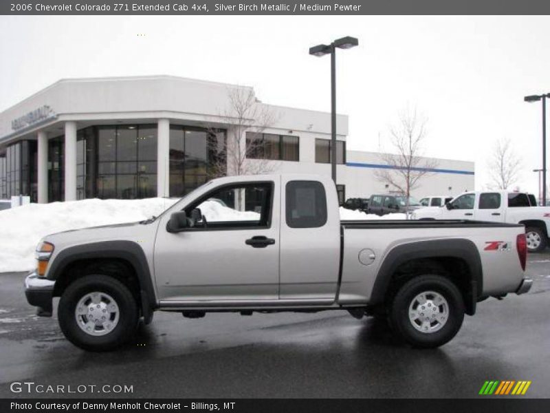 Silver Birch Metallic / Medium Pewter 2006 Chevrolet Colorado Z71 Extended Cab 4x4