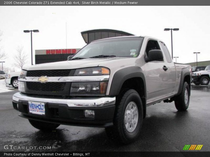 Silver Birch Metallic / Medium Pewter 2006 Chevrolet Colorado Z71 Extended Cab 4x4
