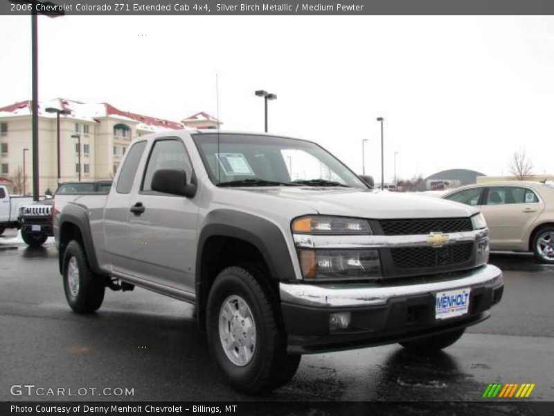 Silver Birch Metallic / Medium Pewter 2006 Chevrolet Colorado Z71 Extended Cab 4x4