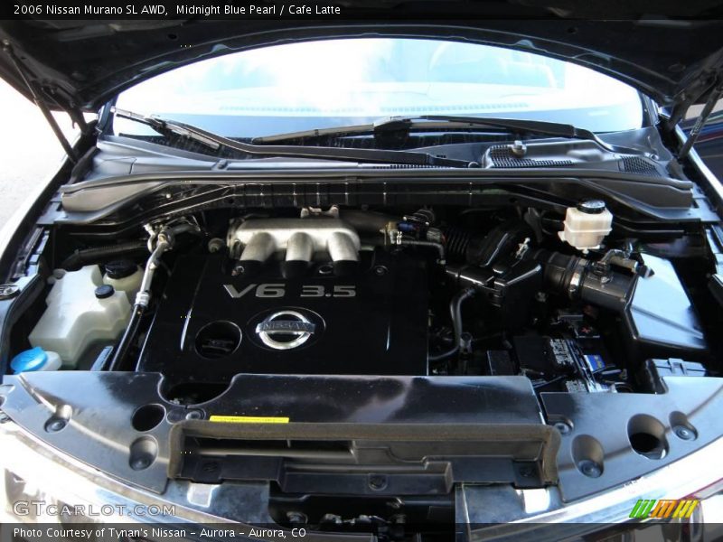 Midnight Blue Pearl / Cafe Latte 2006 Nissan Murano SL AWD