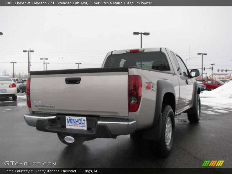 Silver Birch Metallic / Medium Pewter 2006 Chevrolet Colorado Z71 Extended Cab 4x4