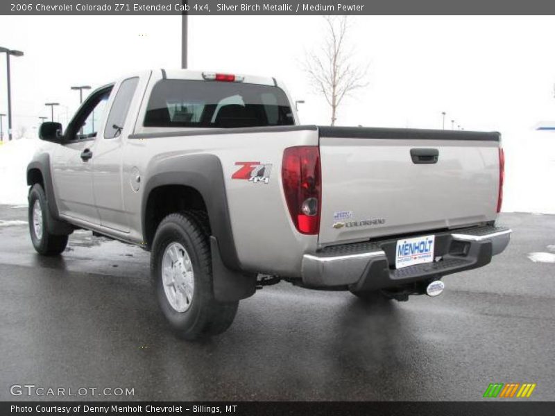 Silver Birch Metallic / Medium Pewter 2006 Chevrolet Colorado Z71 Extended Cab 4x4