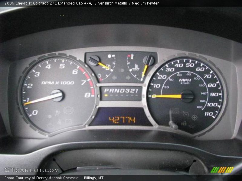 Silver Birch Metallic / Medium Pewter 2006 Chevrolet Colorado Z71 Extended Cab 4x4