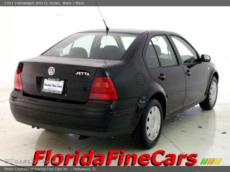 Black / Black 2001 Volkswagen Jetta GL Sedan